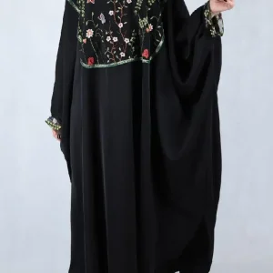 مانتو عبایی بلند مجلسی