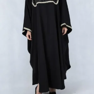 مانتو عبایی مجلسی سولینا