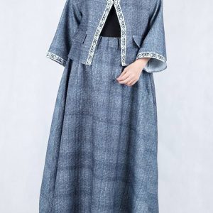 کت کراپ و دامن بلند