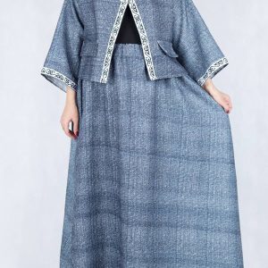 کت کراپ و دامن بلند